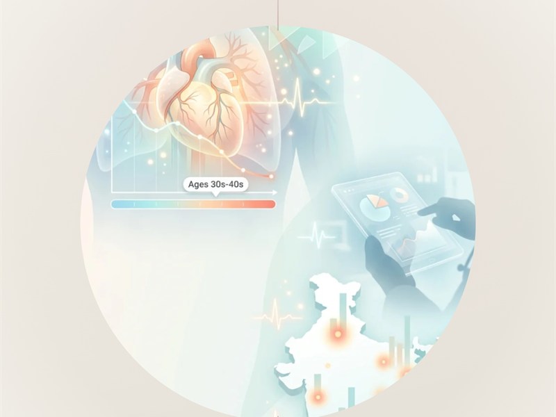 Younger Indian adults and rising cardiac risk